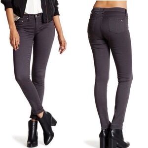 NWT rag & bone Jean Skinny Charcoal Jeans Sz 28